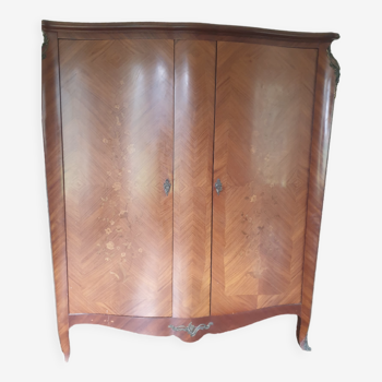 Inlaid rosewood cabinet