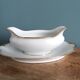 Betoule and Legrand Limoges porcelain sauceboat