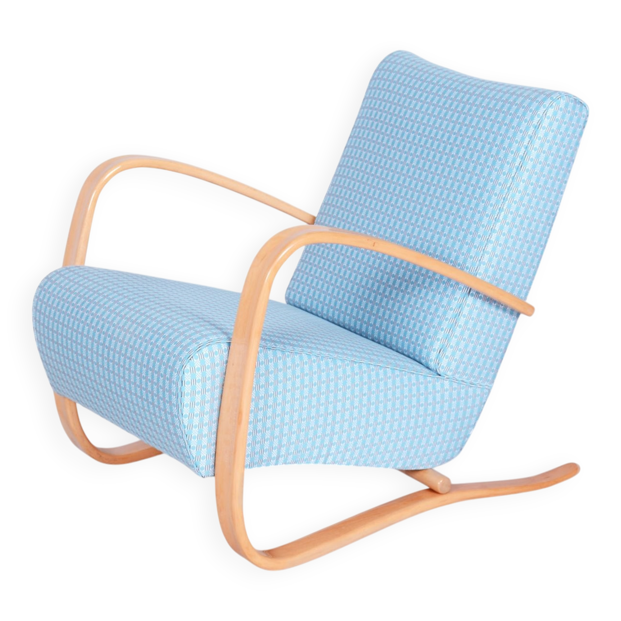 Czech Art Deco H-269 Armchair by J. Halabala for Up Závody, 1930s