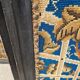 Folding screen in black-painted wood, 19th century