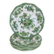 6 flat plates wedgwood oriental pheasants green