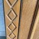 Vintage Oak Bookcase & Display Cabinet