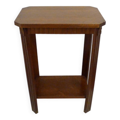 Petit meuble d'appoint en bois Art Déco
