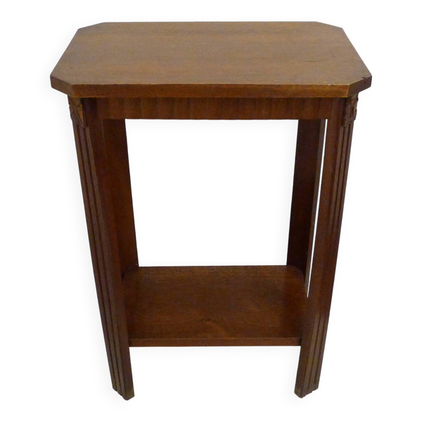 Petit meuble d'appoint en bois Art Déco