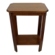 Small wooden Art Deco side table.