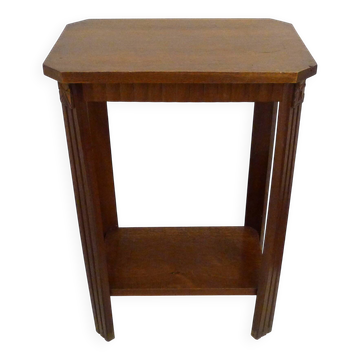 Petit meuble d'appoint en bois Art Déco