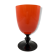 Vase vintage rouge et noir années 70