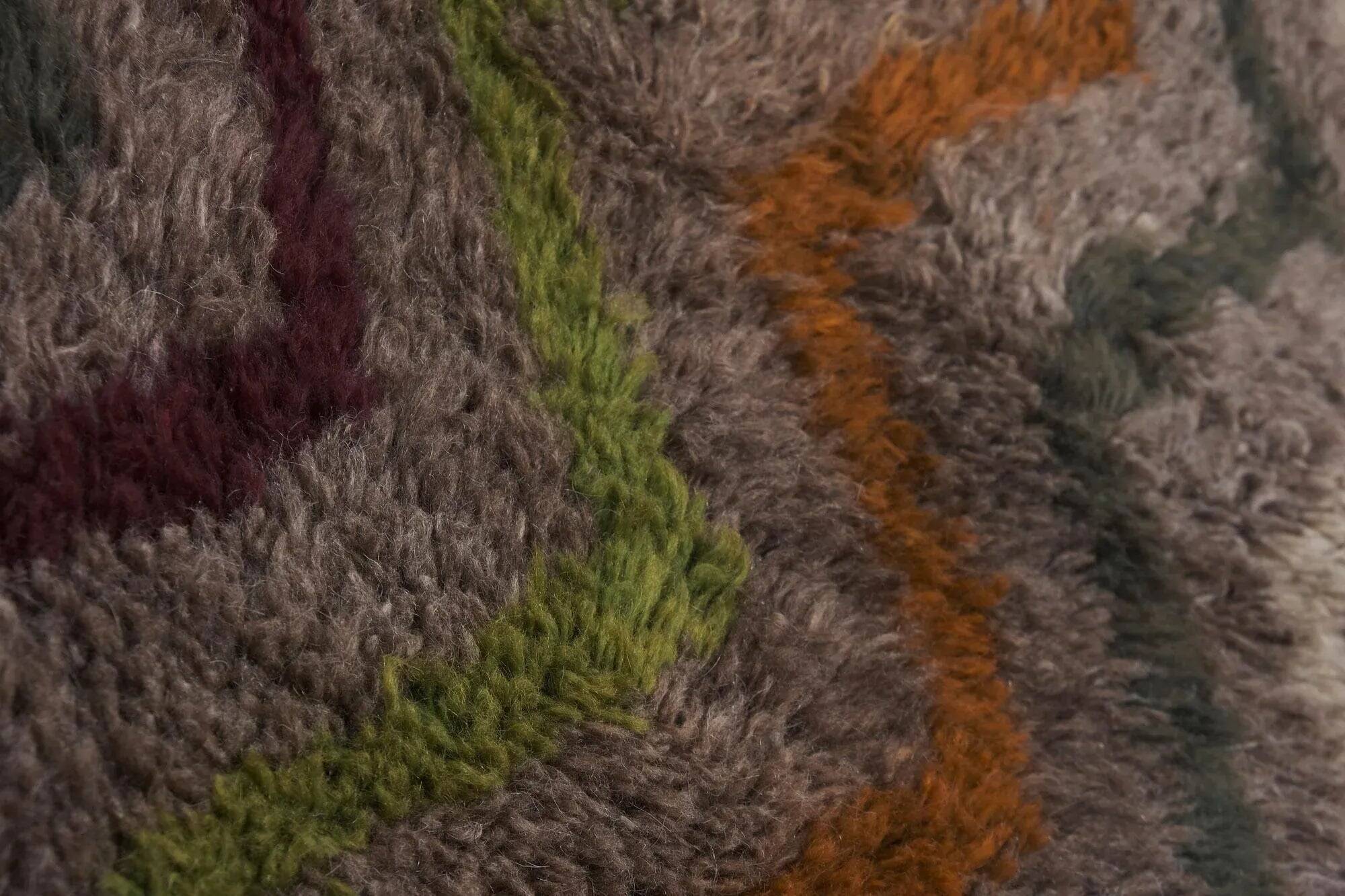 Vintage Turkish hallway rug 87x214 cm