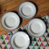 Set of 4 St Anonyme Moulin des Loups soup plates