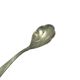 Sugar spoon, modernism, silver-plated brass, HEFRA, Poland, 1960s.