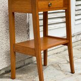 vintage geometric bedside cabinet