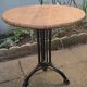 Table bistrot bois 1920