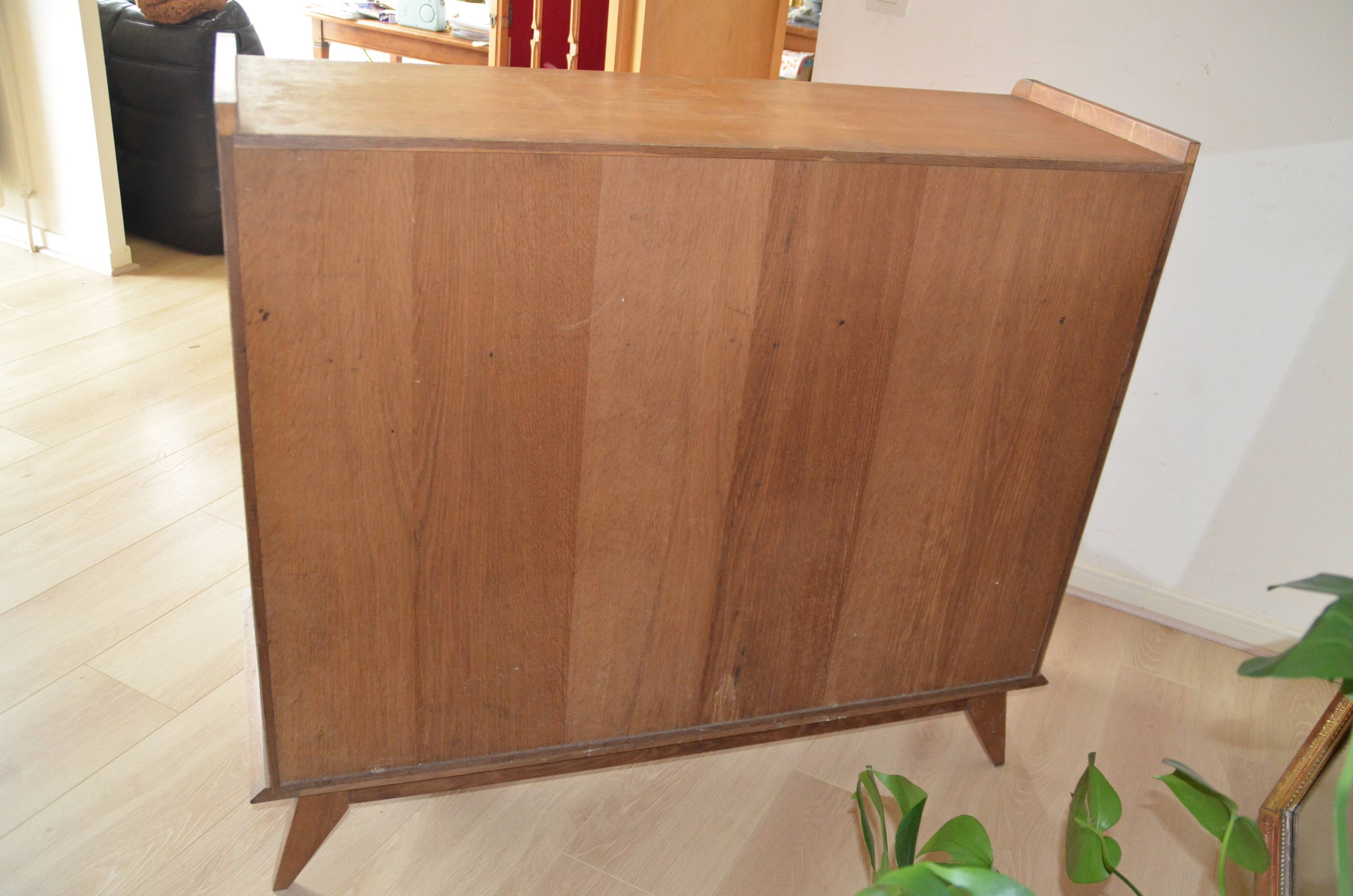Vintage dresser with compass feet