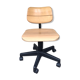 Martin Stoll office chair light wood on wheels