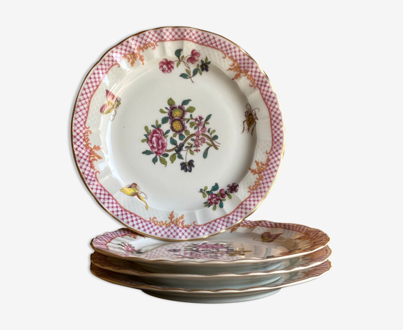4 assiettes a dessert