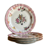 4 assiettes a dessert