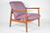 Original restored armchair GFM-64, signed by designer E.Homa, 1960s