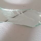Art deco hand-facing mirror 26cm