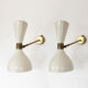 Pair of Italian design sconces 1950