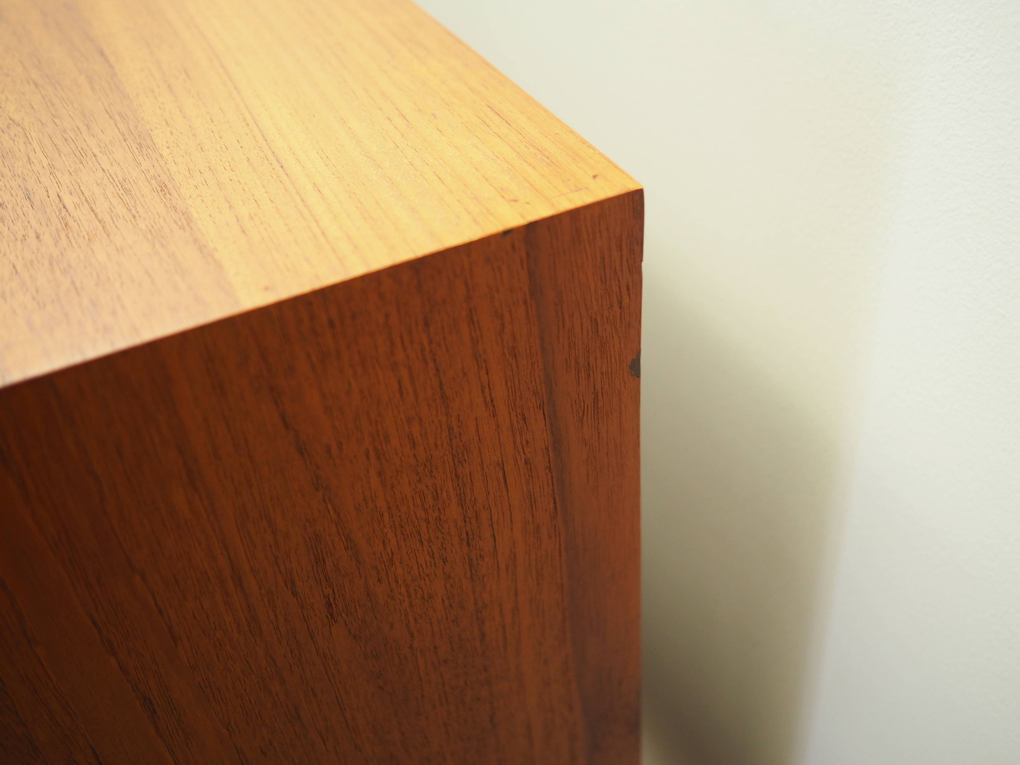 Teak highboard, Danish design, 1970s, production: Denmark