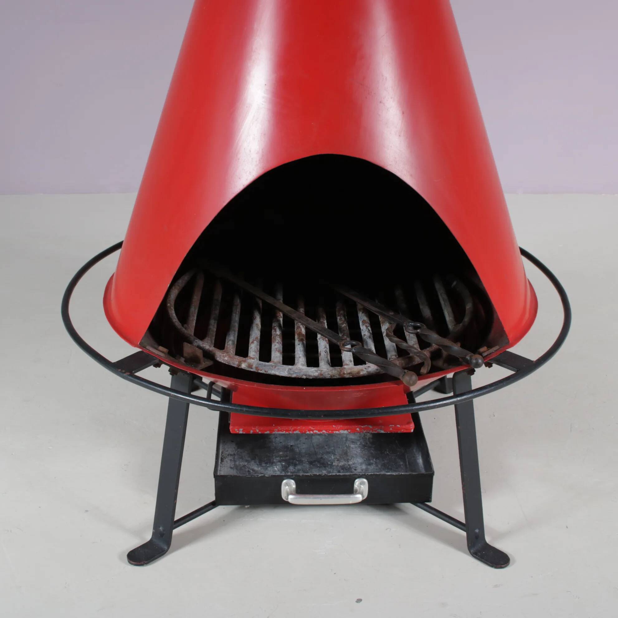 Cheminée à bois « Fire hood », 1970
