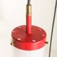 Italian pendant lamp with “lattimo” Murano glass shades, mid century modern