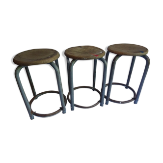 Vintage workshop stools