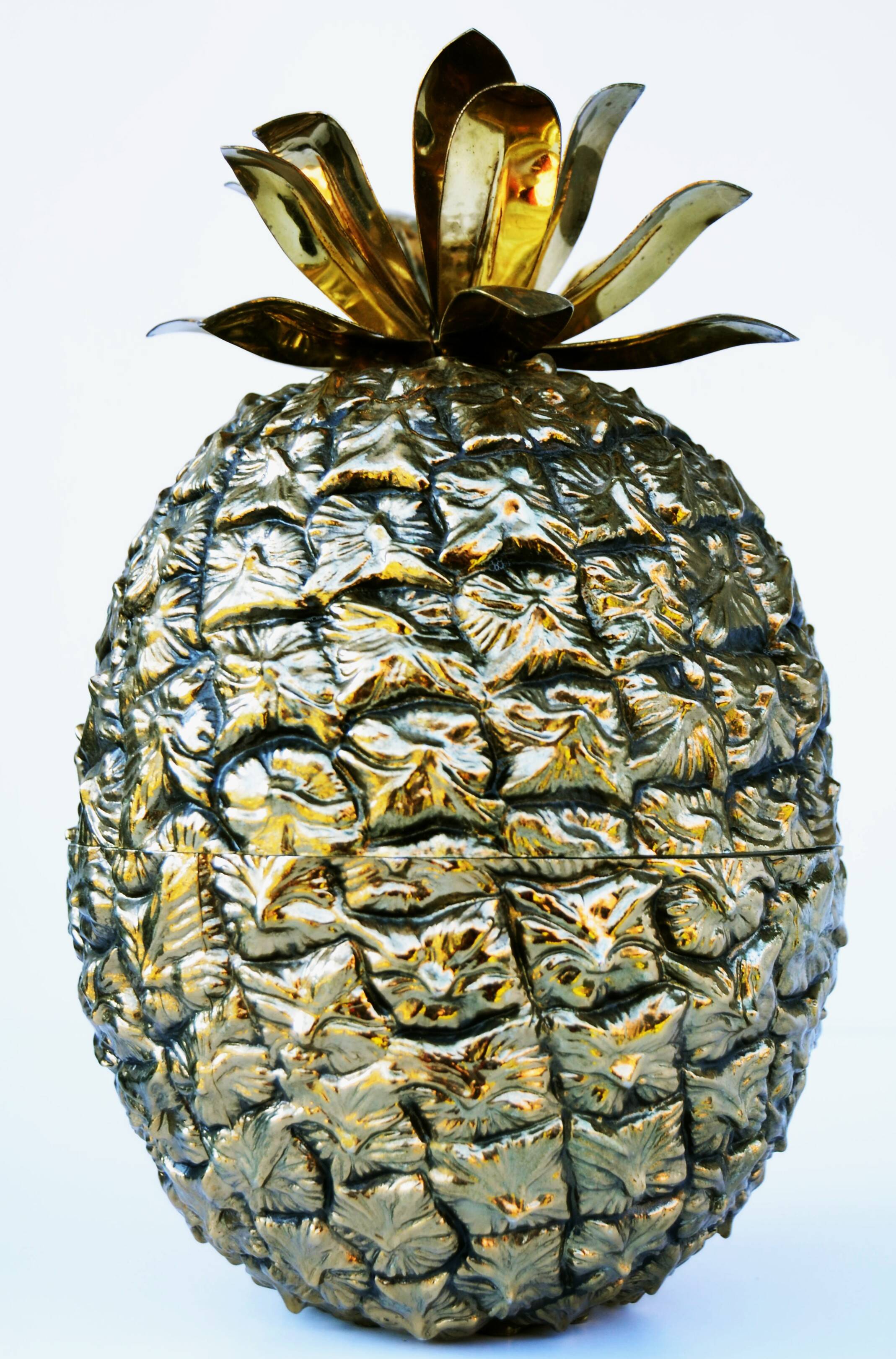 Mid Century Frigotherm Pineapple Shaped Ice Bucket by Hans Turnwald