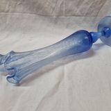 Blue blown vase from 1980