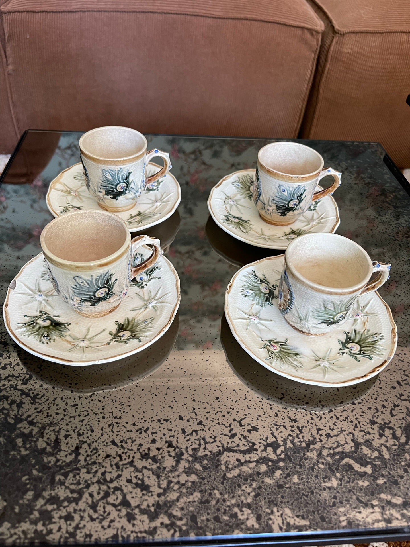 Tasses à café Wasmuël XIXeme