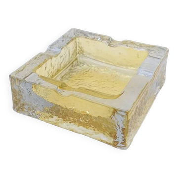 Molded glass trinket tray, 1970