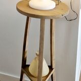 Old pedestal table driftwood