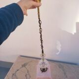 Clichy clouded glass handkerchief suspension