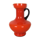 Vase verre orange 70's