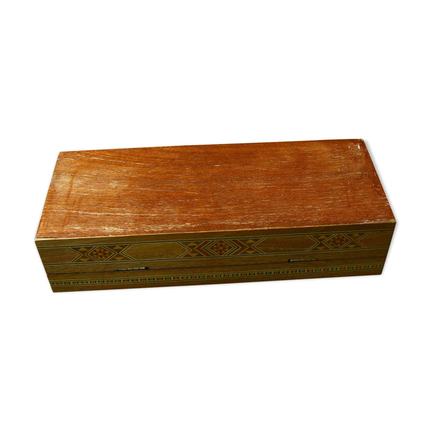 Boite bois marqueterie et nacre