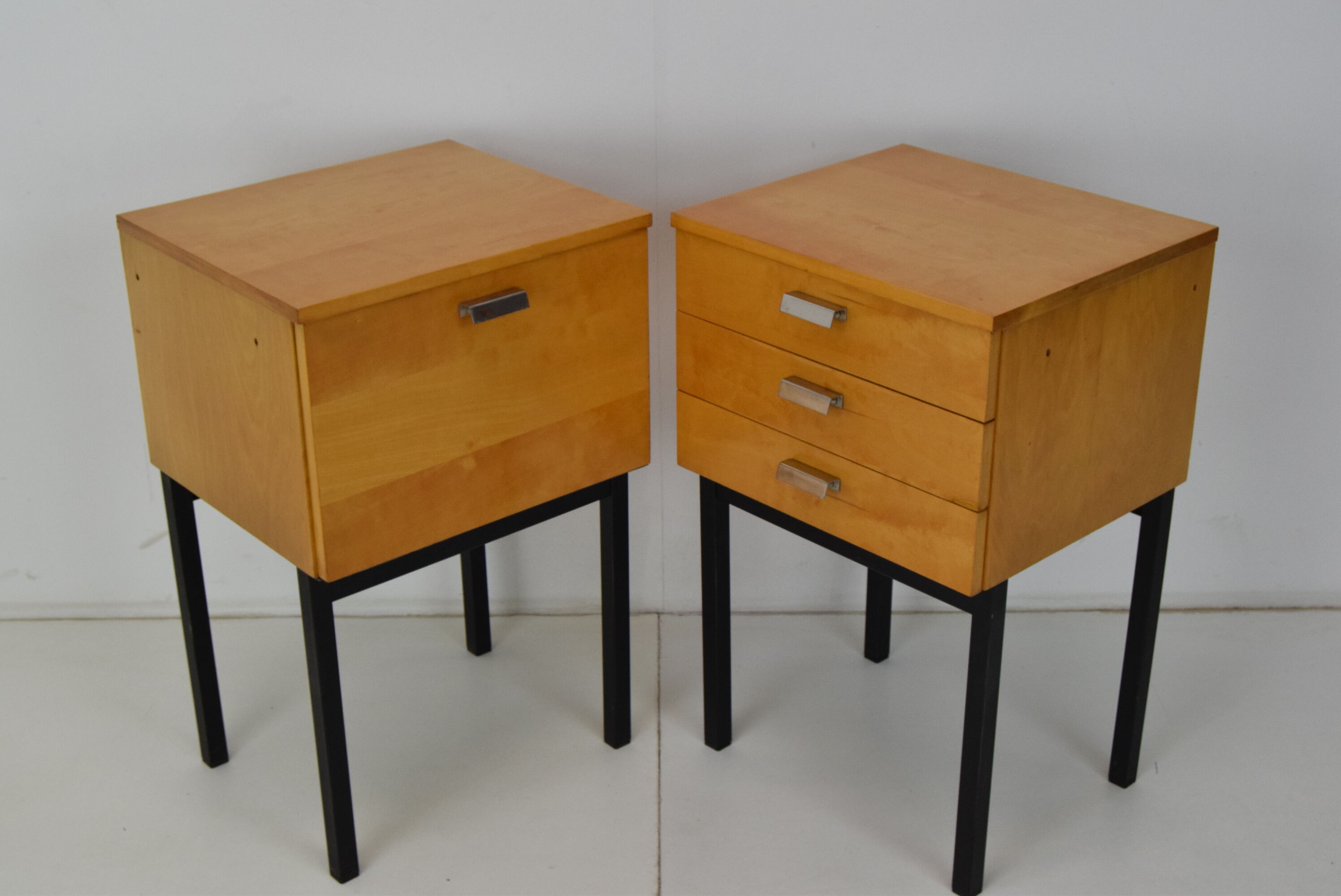 Bedside Tables,UP zavody Bucovice,1970's.