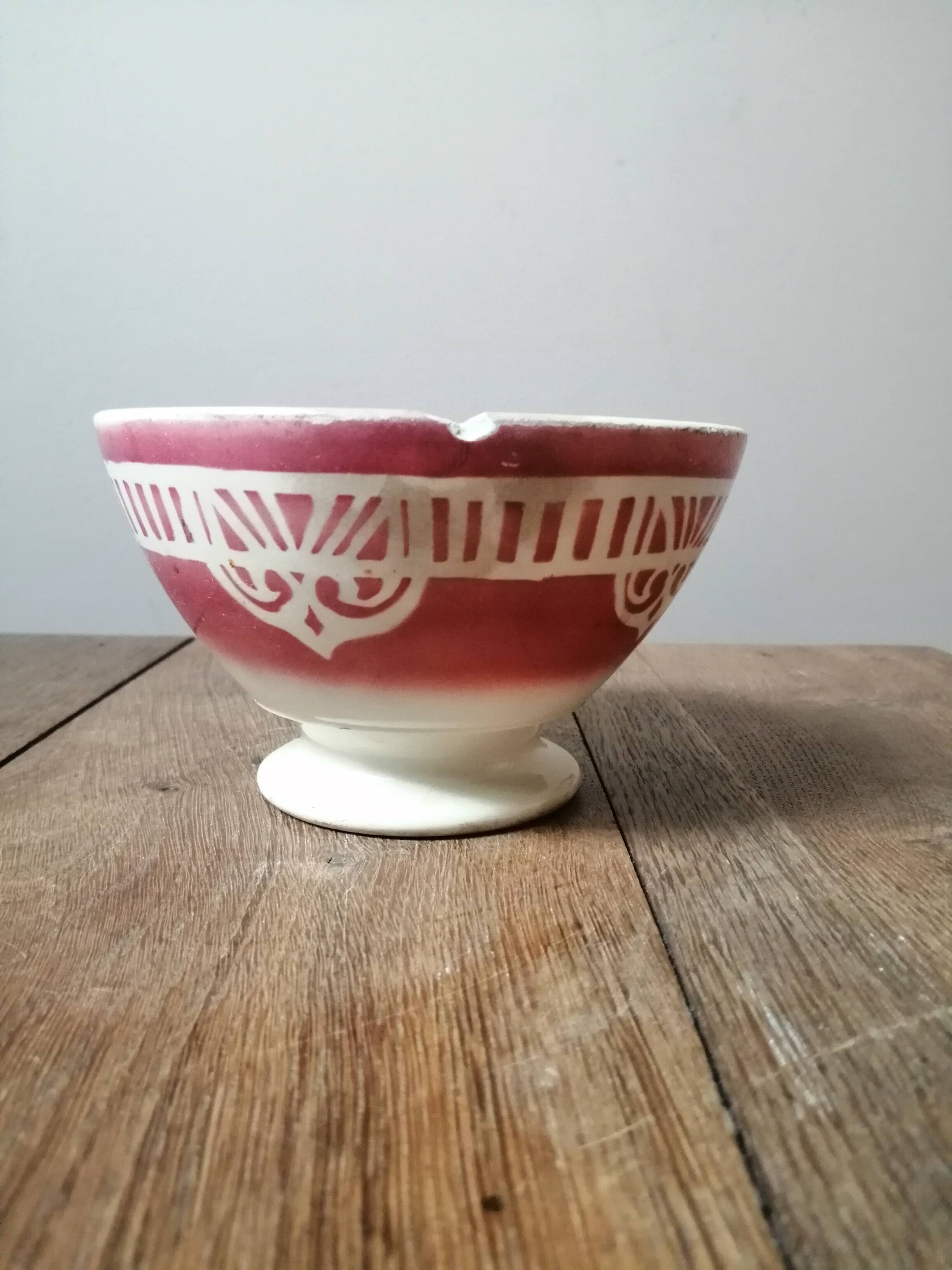 Old red bowl badonviller