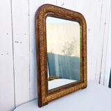 Louis Philippe style mirror wood, vintage gold