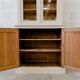 Vaisselier vintage en bois - couleurs lin