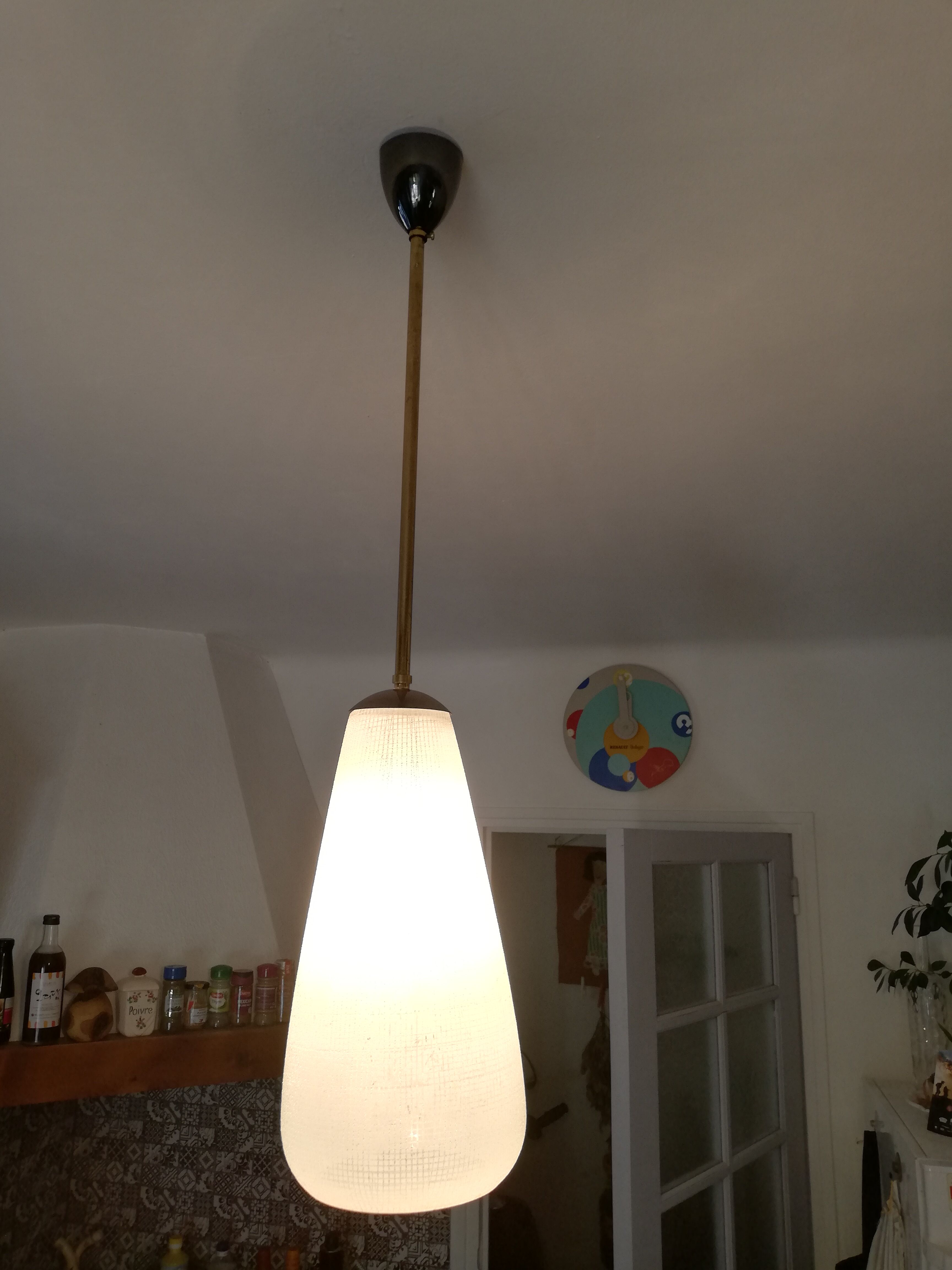 Suspension "goutte d'eau" années 60
