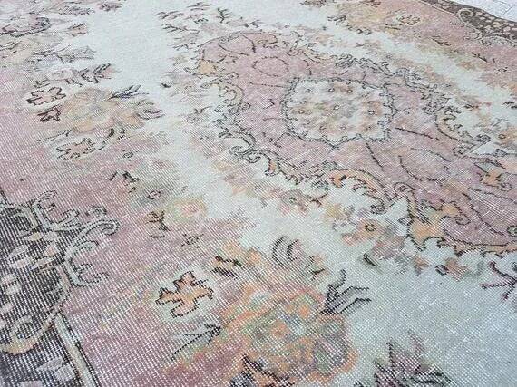 Vintage Turkish Oushak rug 165x270 cm