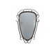 Brutalist antique mirror, sixties era.