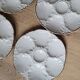 La Redoute x Selency set of 4 golden white oyster plates