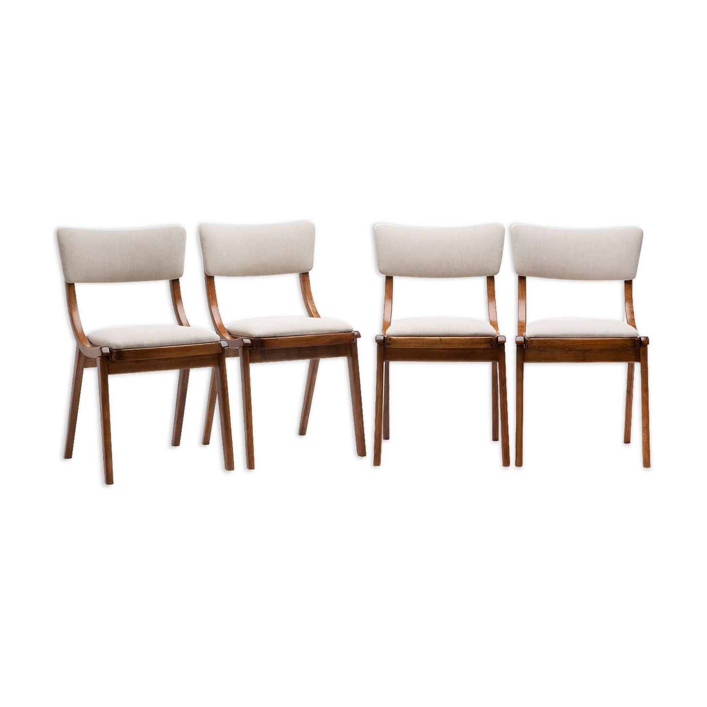 Set of 4 skoczek chairs from the 60s