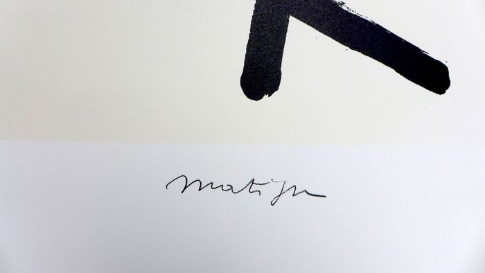 Matisse after Grande tête de Katia, 1994. Lithograph on strong paper