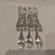 7 silver-plated metal snail forks by Christofle Vendôme