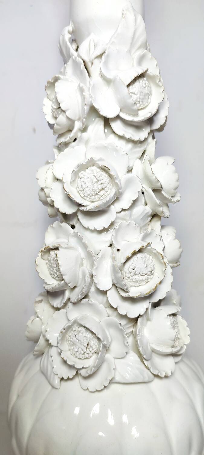 Lámpara de mesa de cerámica de Manises. España, 1970s.