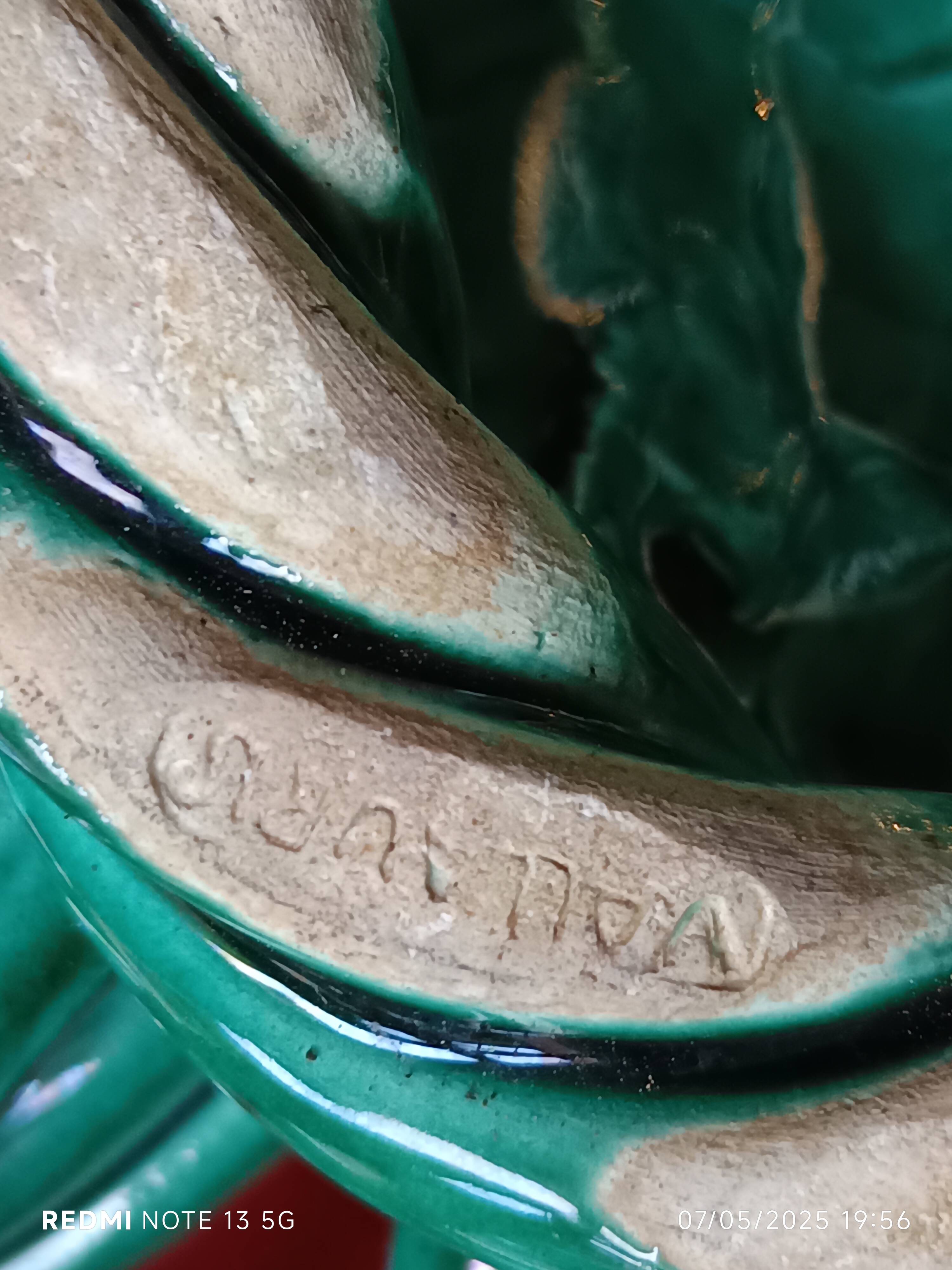 Vallauris woven ceramic fruit bowl