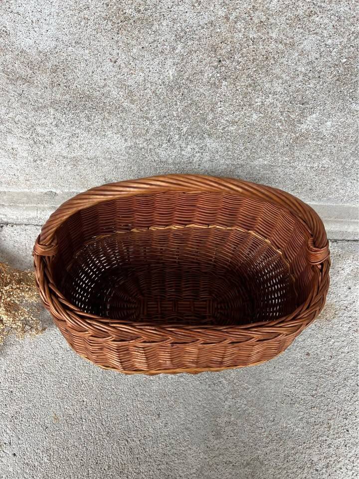 Vintage wicker basket