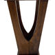 Brutalist design umbrella stand holder 60's wood